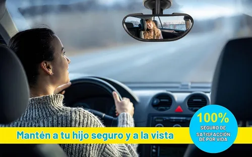 Vista 4 de Espejo retrovisor de bebé para automóvil, parabrisas frontal para bebé, espejo retrovisor para bebé, espejos ajustables de 360 grados para ver niños