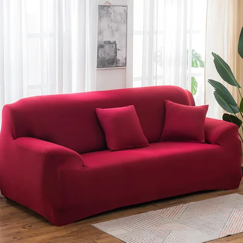 Vista 29 de Morbuy Funda súper elástica para sofá, 4 piezas de elastano, funda de sofá modular de color sólido con parte inferior elástica, protector de muebles