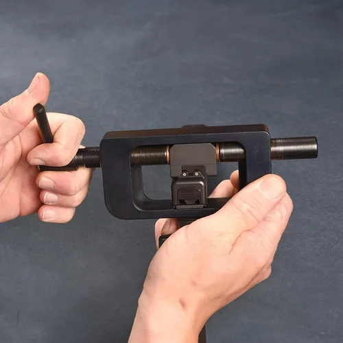 Vista 5 de TRUGLO Portable and Durable Steel Rear and Front Sight Installation and Removal Tool with Mounted Sights for Hunting