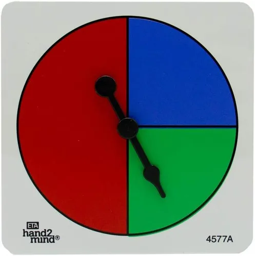 Vista 3 de hand2mind - 4589 ETA Color/Number Spinner Collection, Juego de 6