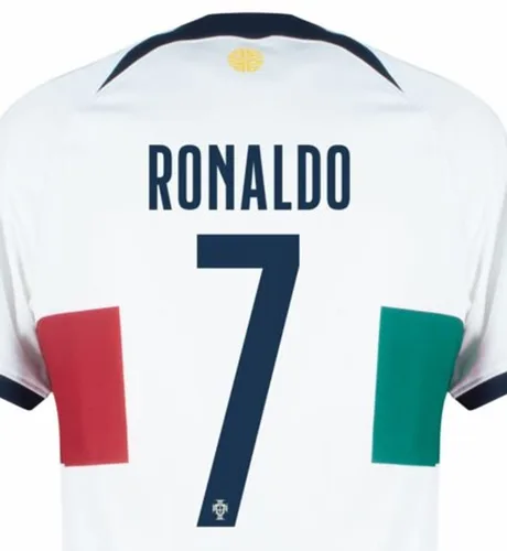 Vista 2 de Portugal Away Ronaldo #7 YOUTH 2022 Soccer jersey (L)