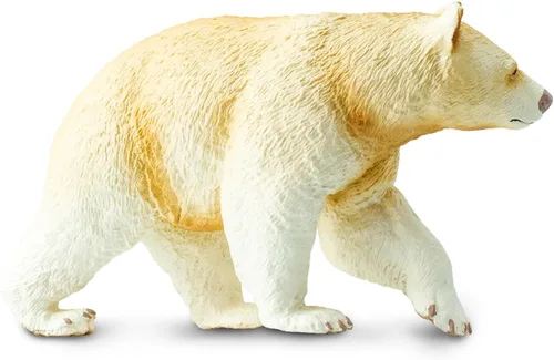 Vista 4 de Safari Ltd. Kermode - Figura detallada de oso espiritual de 4.5 pulgadas, juguete educativo para niños, niñas y niños a partir de 3 años