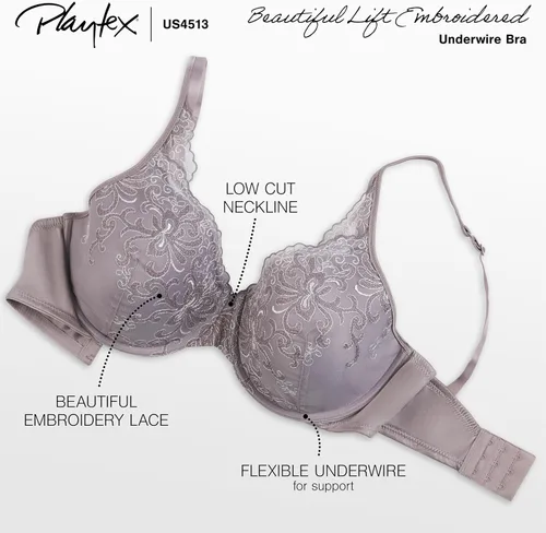 Vista 4 de Playtex - Sostén de encaje Women's Secrets Feel Gorgeous