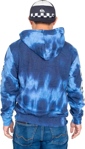 Vista 2 de Mad Engine The Simpsons Bart and Maggie Skeleton Hex and the City - Sudadera con capucha, Azul