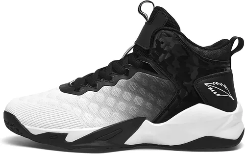 Vista 2 de CJSPORX - Tenis de baloncesto para hombre, transpirables, antideslizantes, para correr