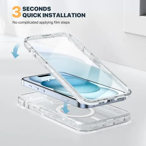 Vista 1007 de DIACLARA - Funda transparente compatible con iPhone XR 6.1 pulgadas 2018