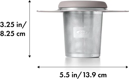 Vista 6 de OXO Cesta infusora de té Brew (6 onzas) e infusor de bolas de té torcidas