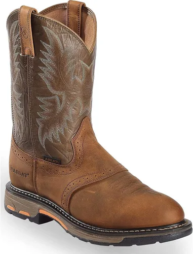 Vista 4 de Ariat Workhog - Botas de trabajo H2O con punta compuesta para hombre