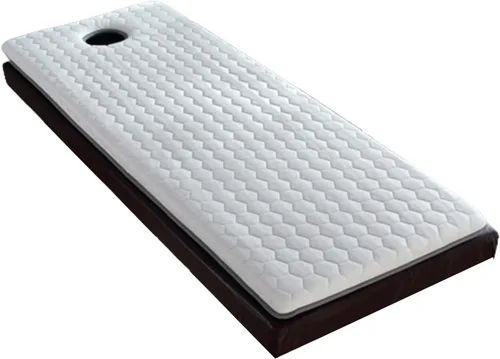 Vista 10 de Cubierta de espuma viscoelástica para mesa de masaje con orificio para respirar, cuadrada, redonda, trapezoidal, para cama de spa, almohadilla 2.4 in