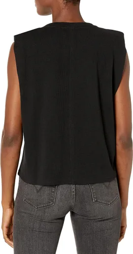Vista 2 de HUDSON Women's Shoulder Pad Sleeveless T-Shirt