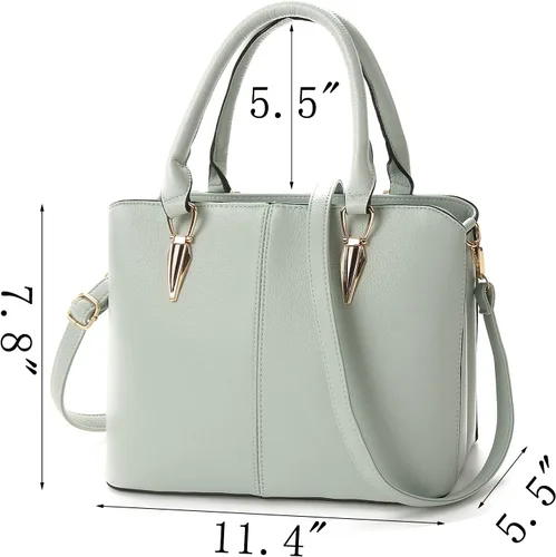 Vista 2 de JHVYF Bolso cruzado con asa superior para mujer, estilo clásico, estilo casual