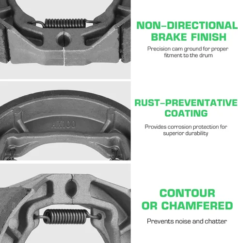 Vista 4 de Youxmoto Zapatas de freno delanteras y traseras para Kawasaki KLX 110 2002-2022, para KLX 110L 2010-2021, para Suzuki DR-Z 110K 2003 2004 2005