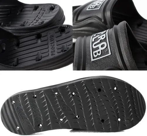 Vista 4 de Pro Club Sandalias de ducha para hombre, antideslizantes, impermeables, de secado rápido, cómodas, duraderas