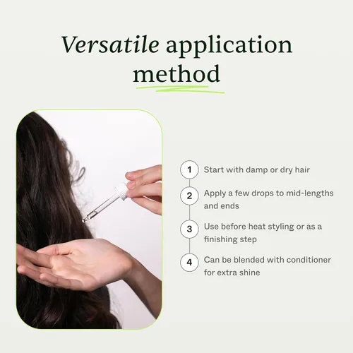 Vista 5 de Scandinavian Biolabs Aceite de protección capilar, aceite de peinado para cabello seco 1.0 fl oz
