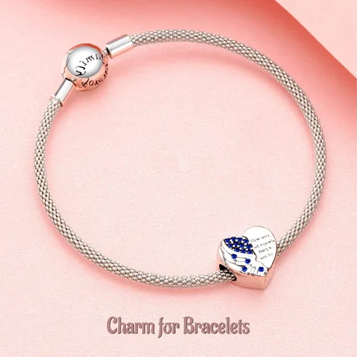 Vista 3 de Annmors Charms for Bracelets Family Animal Safety Chains Nature Dangle for Women Bracelets & Necklace Pendant