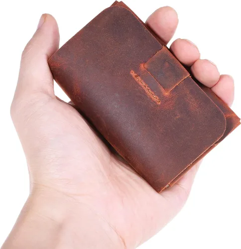 Vista 6 de TXEsign Top Grain - Funda de piel auténtica con cierre magnético