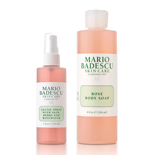 Vista 11 de Mario Badescu Espray facial con aloe, hierbas y agua de rosas para todo tipo de piel, bruma facial que hidrata, rejuvenece y aclara