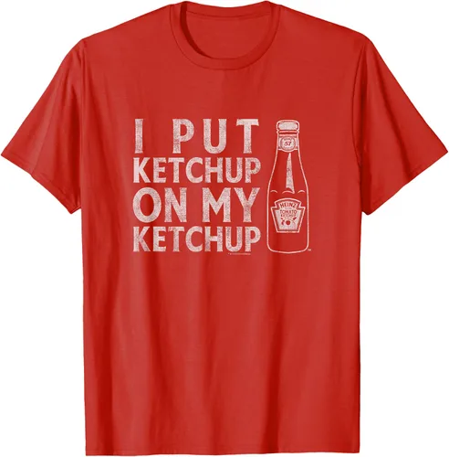 Vista 7 de Heinz Tomato Ketchup I Put Ketchup On My Ketchup - Camiseta envejecida, Negro