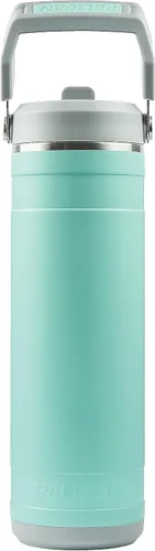 Vista 12 de Pelican Hydration Pelican Pacific™ - Vaso aislado al vacío de 26 onzas, acero inoxidable reciclado de doble pared de viaje con doble tapa, botella
