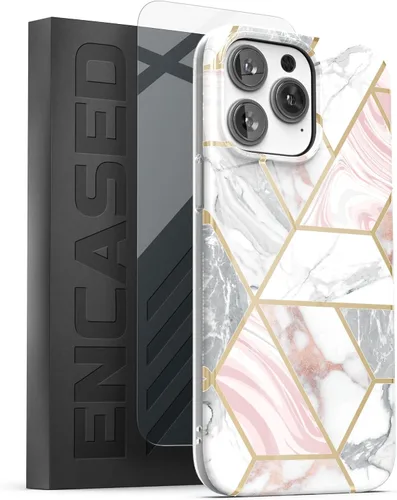 Vista 7 de ENCASED Funda magnética diseñada para iPhone 14 PRO con protector de pantalla para mujer, compatible con accesorios MagSafe para teléfono