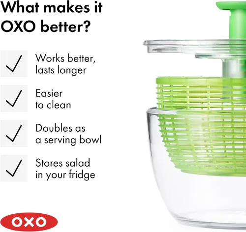 Vista 21 de Mezclador de vegetales de OXO Good Grips, L, Blanco