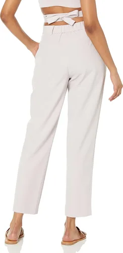 Vista 2 de The Drop Abby Pantalón frontal plano para mujer