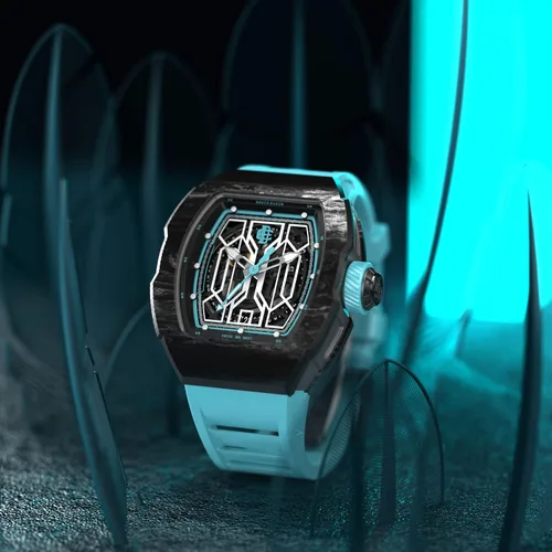 Vista 8 de DAVIS ELVIN - Reloj automático Daviselvinwatch para hombre reloj de pulsera con movimiento suizo reloj mecánico impermeable combina con cualquier