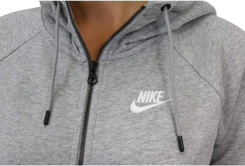 Vista 5 de Nike Womens Essentials Full Zip Fleece Lined Hoodie Sweatshirt
