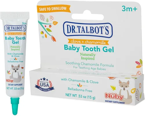 Vista 4 de Dr. Talbot's Gel para dientes de bebé durante el día - 0.53 oz