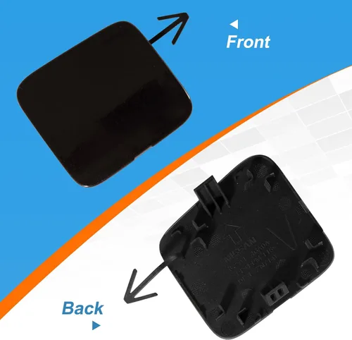 Vista 4 de Tapa de gancho de remolque para parachoques delantero, ojal de remolque para Infiniti Q50 2014 2015 2016 2017 2018 622A1-4GA0A Cubierta de remolque