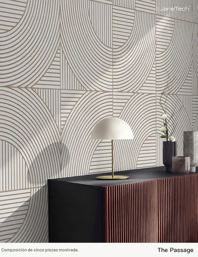 Vista 5 de JaneTech Paneles acústicos de pared de 23.62 x 23.62 pulgadas, 6 paneles acústicos de fieltro para decoración de pared, reducción de ruido y control
