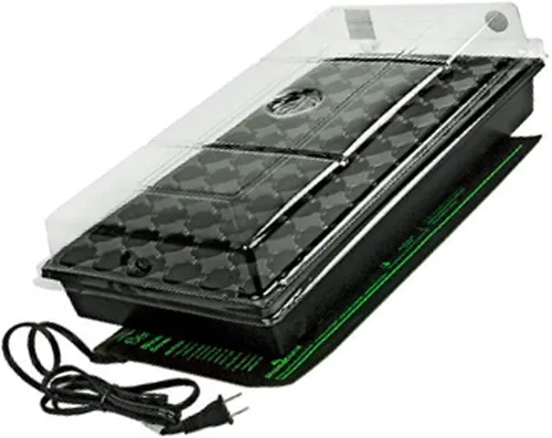 Vista 2 de Jump Start CK64050 equipo de germinación con alfombrilla térmica y bandeja, paquete de 72 celdas, domo de 2