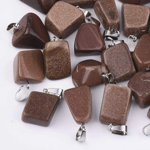 Vista 9 de Beadthoven - 24 dijes de piedras preciosas irregulares naturales, piedras curativas mixtas, chakras, reiki, pepita, piedras preciosas para hacer