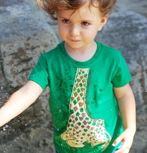 Vista 5 de Become a Land Animal or Character Super Soft Short Sleeve Tee for Baby, Infant + Toddler (06M-6T)