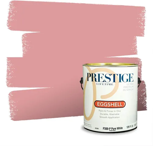 Vista 449 de Prestige Paints Pintura exterior e imprimación en uno, 1 galón, plano, coincidencia comparable de Valspar* Amber Rose*