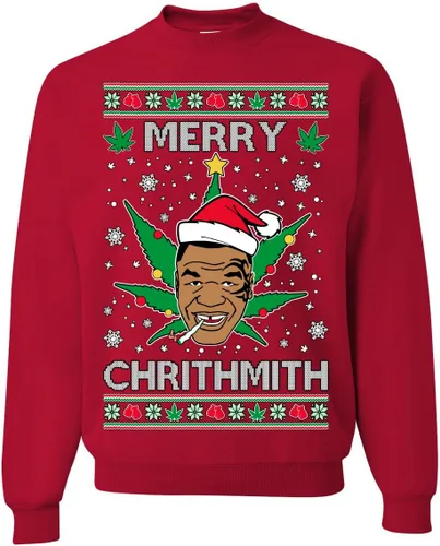 Vista 47 de Merry Chrithmith Ugly Christmas Sweater Unisex Crewneck Graphic Sweatshirt Negro Bitcheth