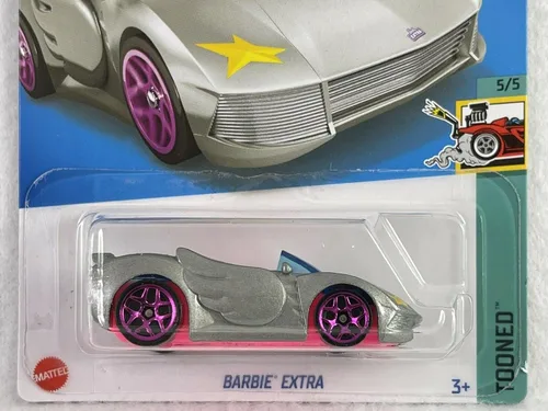 Vista 2 de Hot Wheels Barbies Extra, Tooned 5/5 [Plata] 134/250