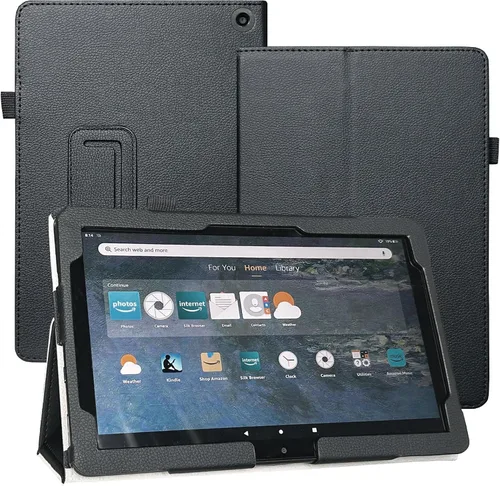 Vista 8 de DMLuna Case for All-New Amazon Fire HD 10 & 10 Plus Tablet (13th / 11th Generation, 2023/2021 Release) 10.1", Slim Cover with Folding Stand, Auto