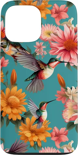 Vista 24 de Funda para iPhone 17 de colibríes en vuelo