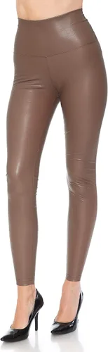 Vista 32 de Leggings Depot - Leggings de piel sintética para mujer, de cintura alta, elásticos Yoga-cactus y llama de 5