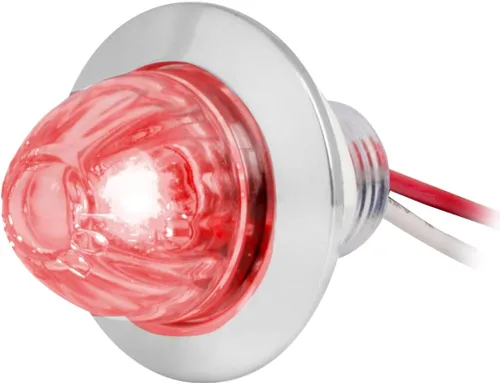 Vista 29 de GG Grand General 75390 Mini empuje/tornillo sandía ámbar/ámbar luz LED con tuerca 1 pulgada