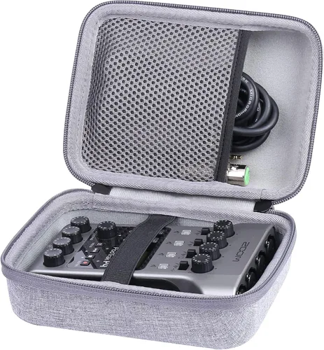 Vista 2 de co2CREA para Zoom PodTrak P4 Podcast Recorder Hard Funda Protectora, Reemplazo Portátil de Estuche de Viaje