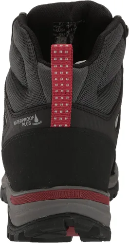 Vista 3 de WOLVERINE Botas de senderismo impermeables con punta de acero cincel 2 para mujer, Negro