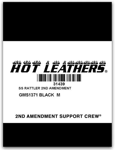Vista 3 de Hot Leathers Camiseta 2nd Amendment Rattler para hombre