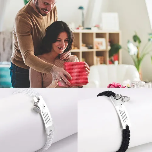 Vista 5 de Pulsera de amor para pareja