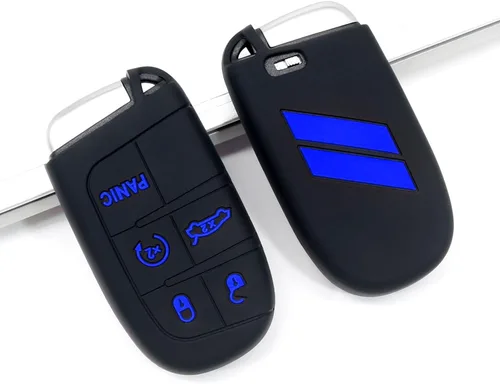 Vista 3 de Funda para llavero para Dodge Accessories de 5 botones Azul