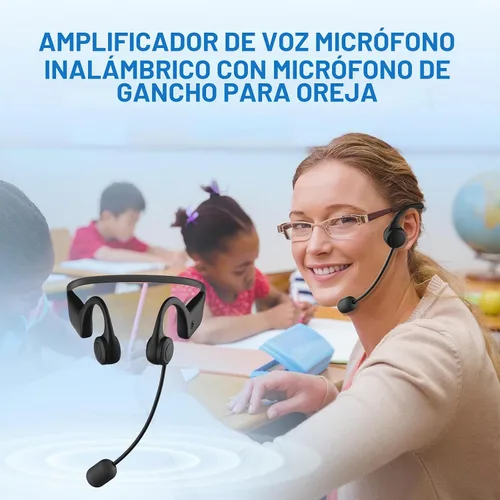 Vista 2 de Amplificador de voz Bluetooth con micrófono inalámbrico C007 Microphone with Speaker Combo,Wireless Amplifier Headset ,Portable PA