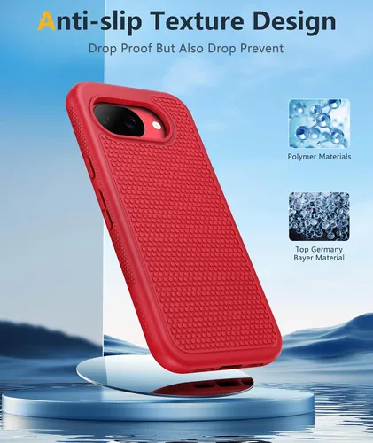 Vista 1135 de FNTCASE Funda para iPhone 17 Pro: Fundas delgadas translúcidas de color azul claro compatibles con MagSafe, protección completa de la cámara