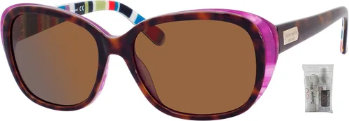 Vista 2 de Kate Spade HildePs Us Pillow Sunglasses for Women BUNDLE with Designer iWear Complimentary Eyewear Care Kit