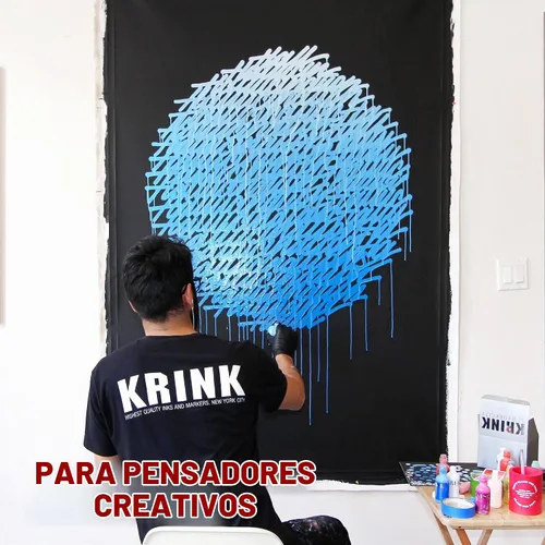 Vista 6 de Krink K-60 Marcador de pintura., Negro, 2 onza
